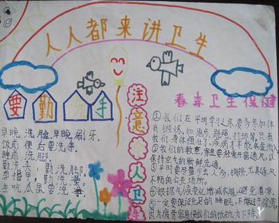 讲文明讲卫生手抄报