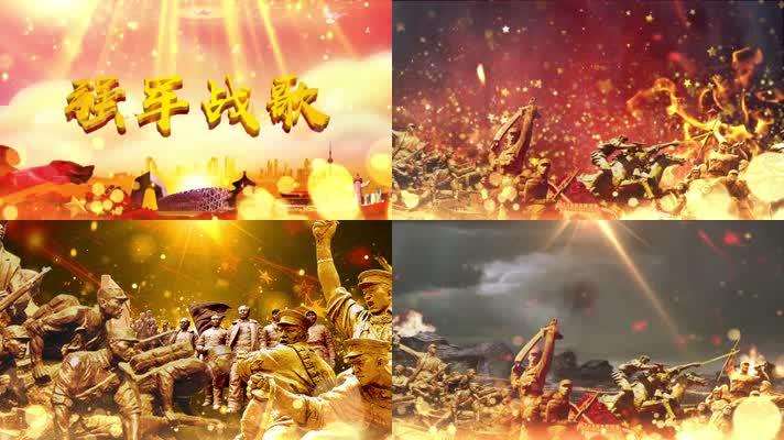 强军战歌配乐成品_1920x1080_舞台背景_党政军警_舞台