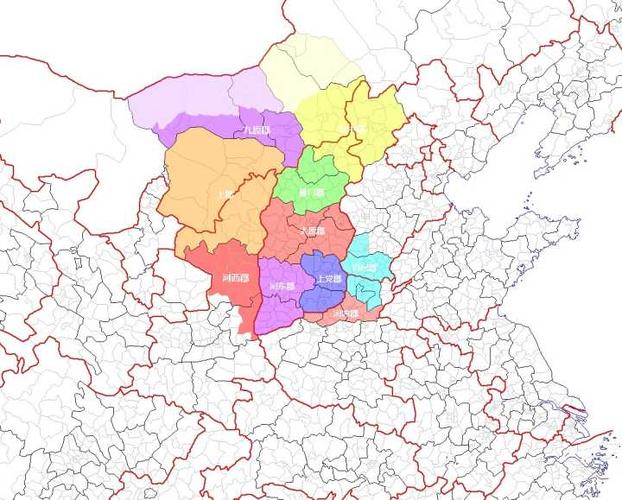 河东郡,河西郡,河内郡,河间郡,太原郡,上党郡,雁门郡,云中郡,九原郡
