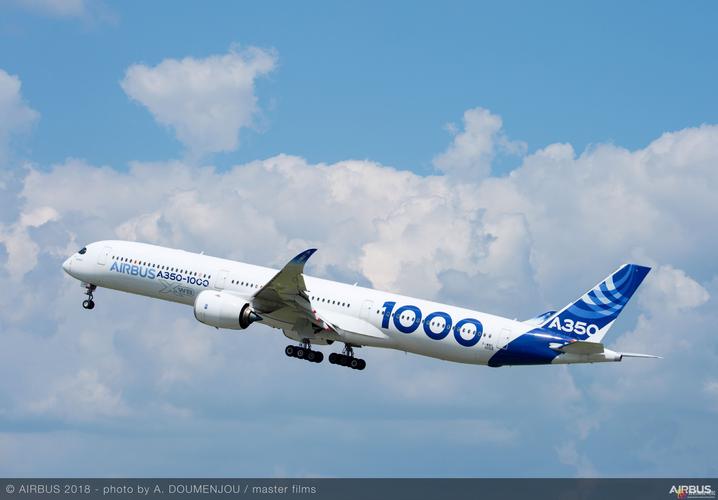 a350-1000起飞瞬间 图片来源:空客