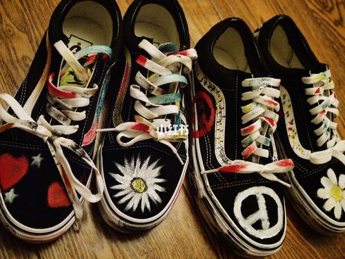 gd权志龙 aj1 涂鸦手绘鞋_权志龙_鞋子_airjordan_涂鸦_手绘_颜料