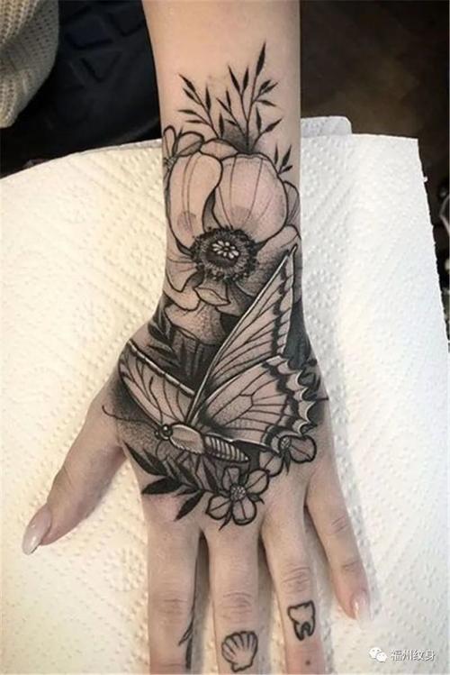 手背纹身,一般人不能纹的部位