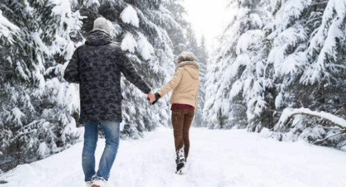 下雪天一起到白头句子