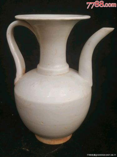 瓷器古玩收藏古董高古老窑宋瓷影青执壶摆件礼品升值