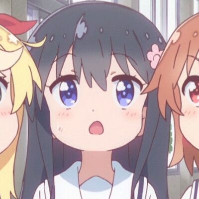 动漫三人组头像带字