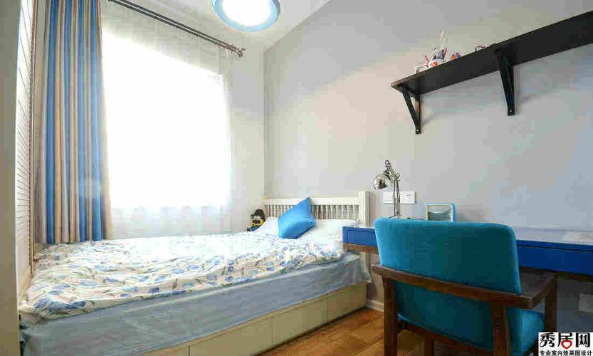 长3米宽2米卧室装修效果图 宜家简约风格2米宽卧室家具摆放布置设计