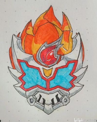 element 精灵:焰熔麟 能量钥:猛焰合体钥,猛焰技能钥 口诀:焰之拿瓦!