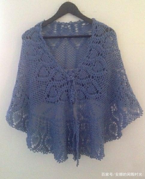 初秋季节,钩件披肩吧,总有一款适合你