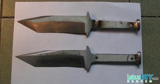 全手工刀diy-自制刀具的方法(图解)