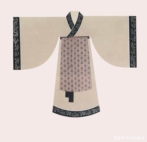 魏晋·大袖衫平面图