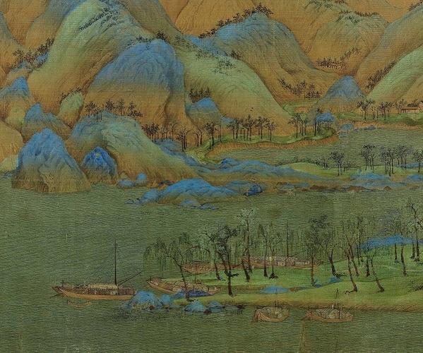 在春晚只此青绿中走进宋代名迹千里江山图