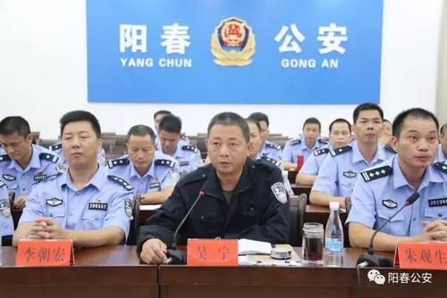帕卡过境阳春公安严阵以待负重前行只为了全市岁月安好