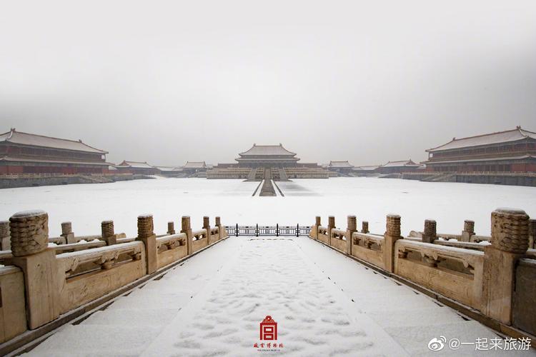 红墙白雪,下了雪的故宫,美得像一副画图片来源故宫博物院