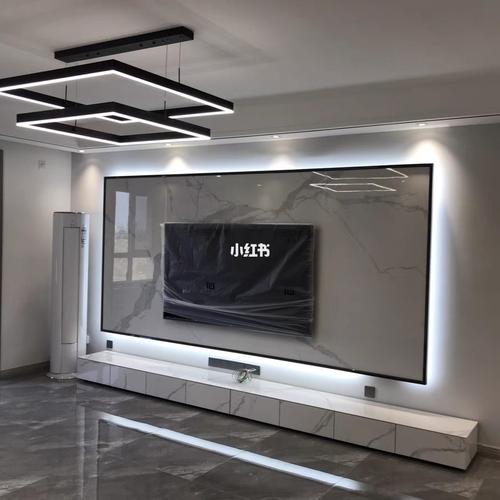 火爆全网的岩板电视柜(地台带抽屉)可定制_岩板_电视柜_家居_理光怎么