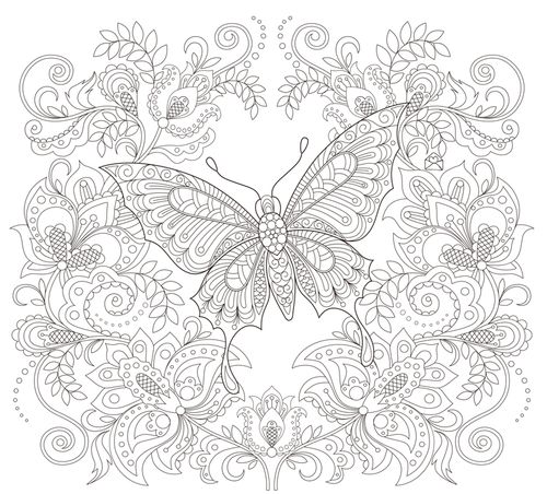 【赠24色中华彩铅】梦幻花园正版我的秘蜜密神秘解减压书籍成人填涂图