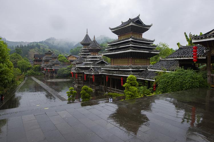 肇兴侗寨贵州省黔东南苗族侗族自治州黎平县