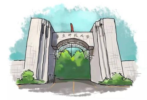 60 上海高校校门手绘图大集合!来看看有你的母校吗?