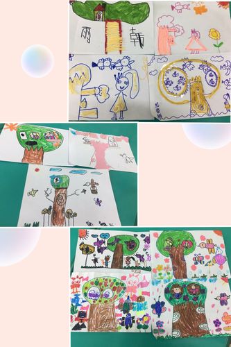 康居幼儿园大一班手工制作——爱小鸟,做鸟巢