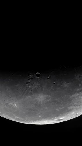 月亮,空间,黑色背景 5k