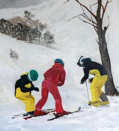 海宁市美术家协会秘书长,屠赞赞绘画作品欣赏