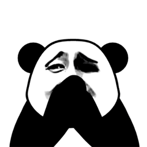 金馆长熊猫头捂脸笑gif - 表情包在线制作