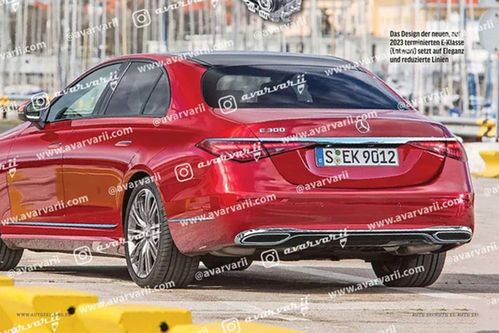 "眼睛"更小,2023年亮相,全新奔驰e级渲染图曝光