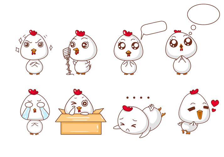 小鸡|插画|商业插画|覃大熊 - 原创作品 - 站酷 (zcool)