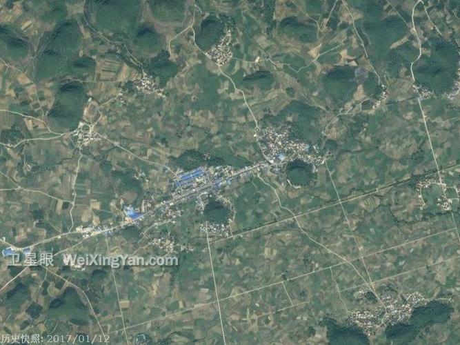 平山镇卫星地图