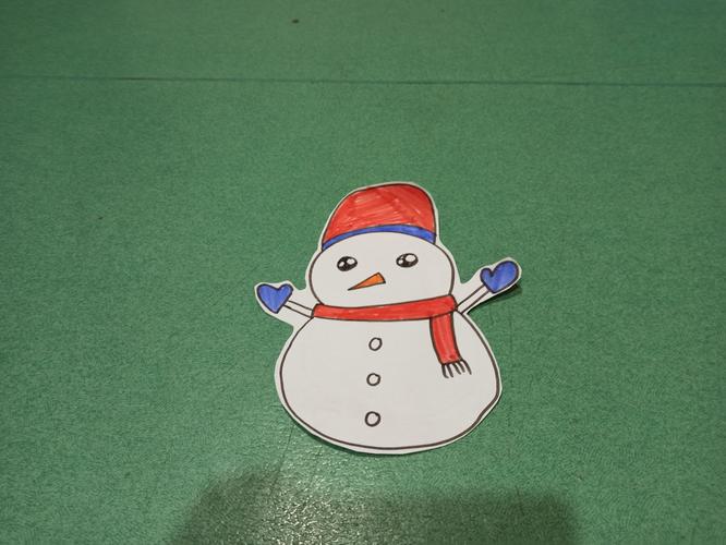望海幼儿园大一班手工活动《雪人》