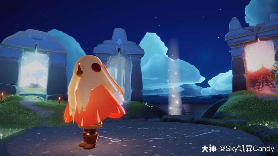 光遇##云野追光##光遇穿搭# 我的搭配:矮人面具雨妈发型红耳机预言