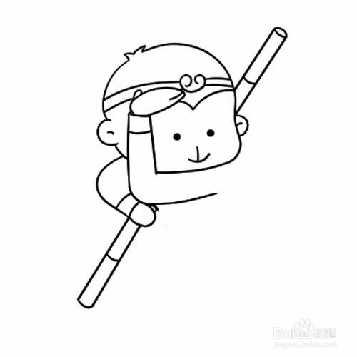 女生孙悟空头像简笔画