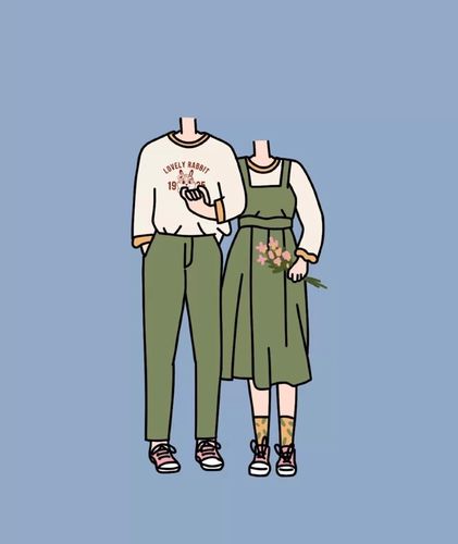 情侣壁纸77趣味头像抠图素材