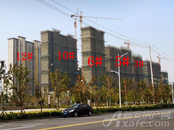 碧桂园平侯府10月份项目进度 2-5#建到地上24层