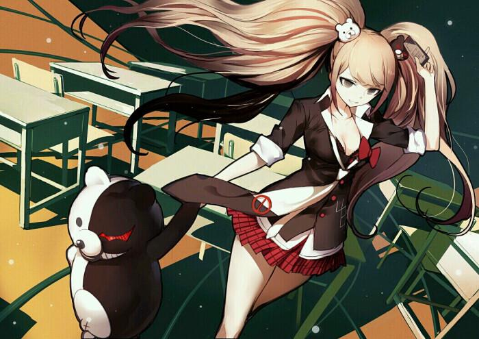 p站 pixiv 江ノ岛盾子 弹丸论破 原创 同人 插画 次元少女° 「member