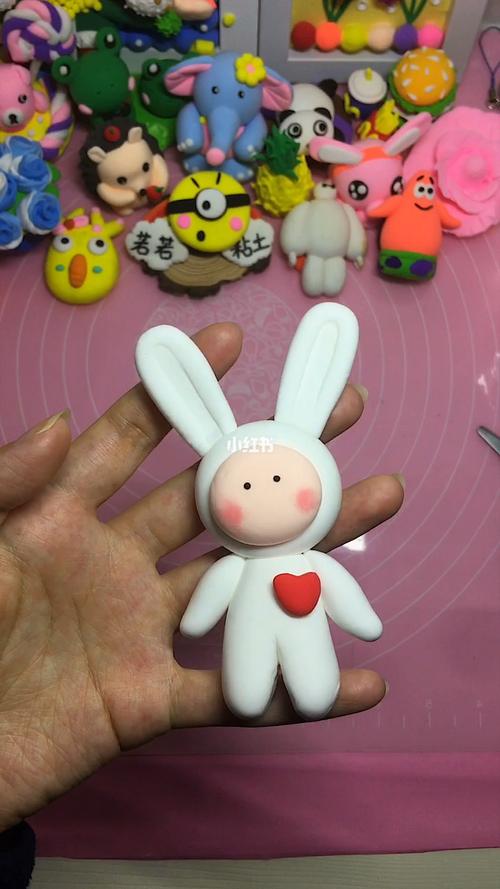 安东尼,不二兔子超轻粘土制作_粘土_超轻粘土_兴趣爱好_手工
