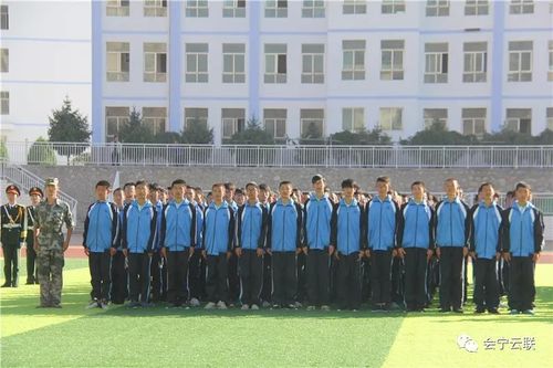 有别于其他兄弟学校,请看会宁职中的开学仪式