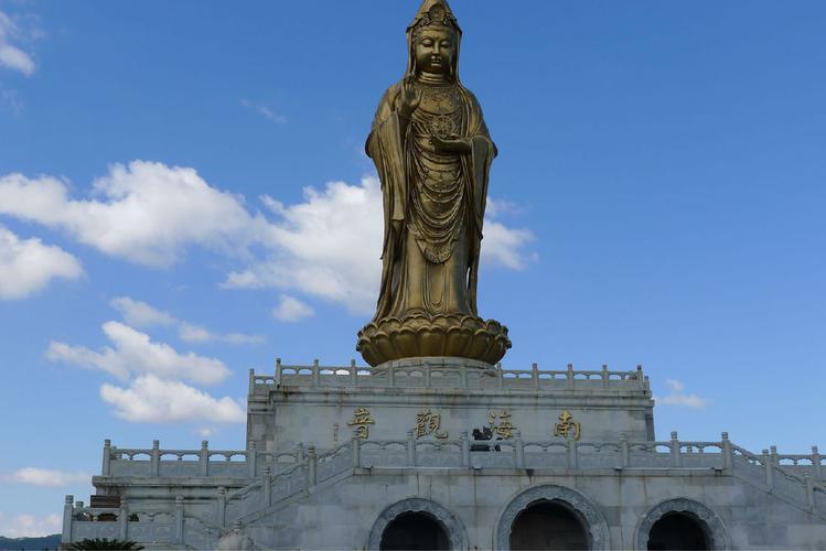 南海观世音图片大全-南海观音佛像,普陀山南海观世音,玉石观音佛像
