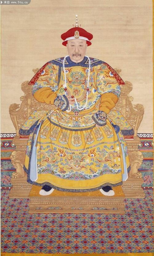 嘉庆皇帝画像 清嘉庆图片
