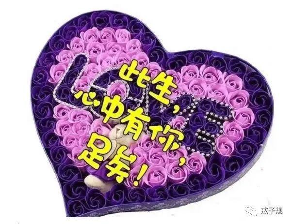 此生心中有你,足矣!