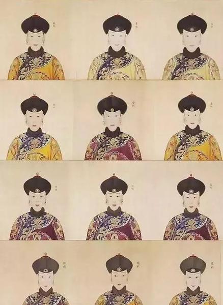 乾隆后妃群像 《心写治平图》