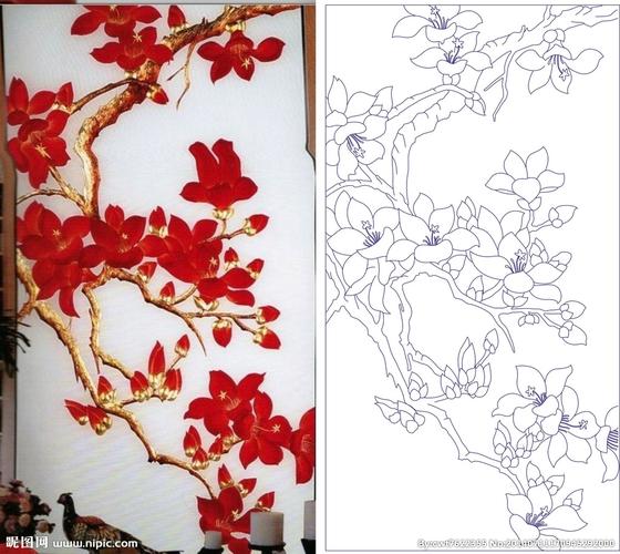 木棉花设计图__绘画书法_文化艺术_设计图库_昵图网nipic.com