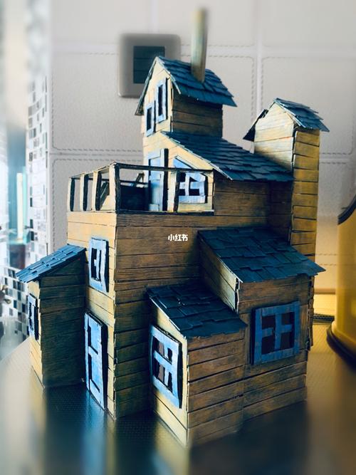 为粉丝做的一个小别墅_diy手工制作_兴趣爱好_手工