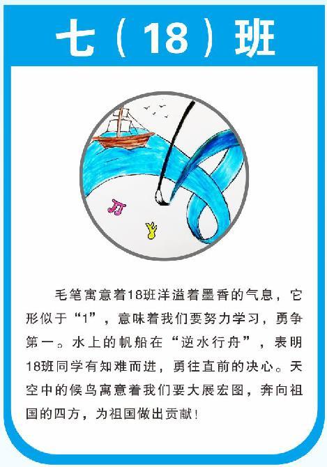 阳春市实验中学第二届"最美班徽"评选(七年级1-24班)