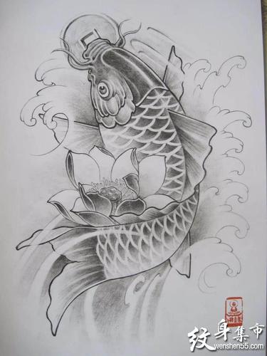 佛系纹身,佛系纹身手稿,佛系纹身手稿图案