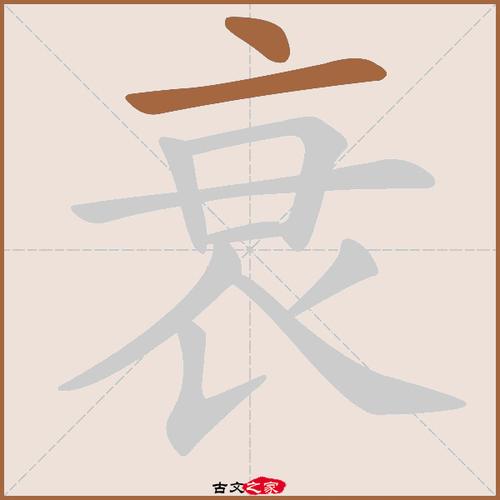 衰的拼音怎么读