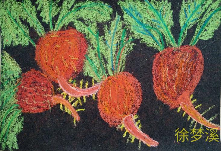 砂纸油画棒之红萝卜