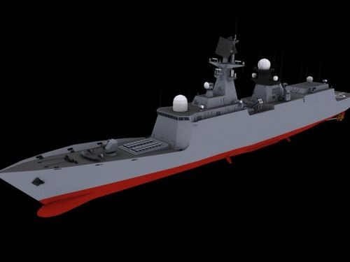 精品"江凯"级护卫舰-054a max格式