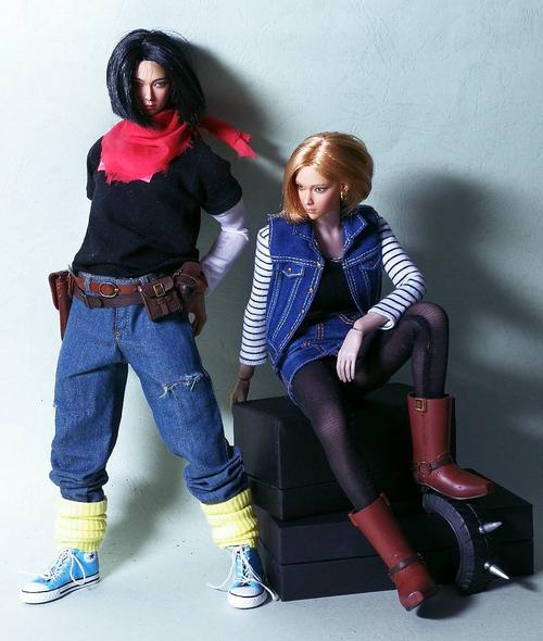 12寸兵人自d 可动 cos人造人17号