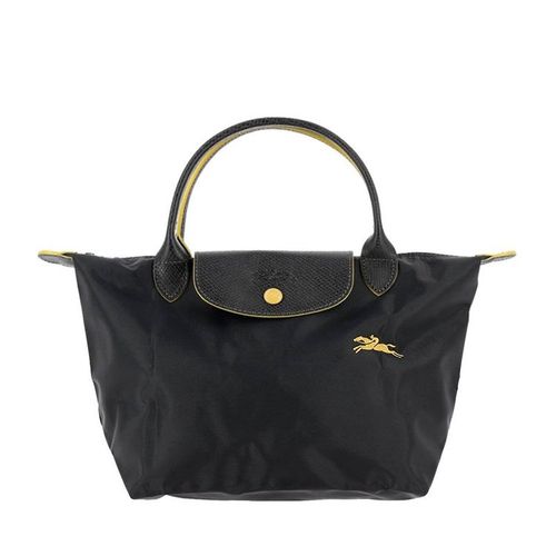 longchamp/珑骧 21年春夏 logo 饺子包 女包 女性 黑色 手提包 l1621