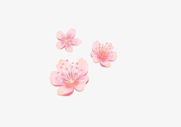 粉色樱花黛粉的花瓣春天的樱花海免抠素材免费下载_觅